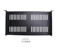 Cpolebev 1U Mensola A Sbalzo Ventilata per Rack Server per Attrezzature di Rete A 19 Pollici, Facile da Usare.