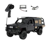 Cpolebev 2.4G Full Scale Pickup Short Truck 4WD Climbing Car RC Car Giocattolo Telecomandato per MN Modello MN82S 1:12 Nero