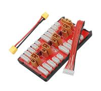 Cpolebev 2 In 1 XT30 XT60 Scheda di Carica Parallela + XT60 Supporta 4 Pacchi di Batterie LiPo 2-6S Accessori di Ricambio per Modelli RC Multicopter