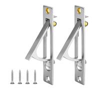 Cpolebev 2 Maniglie per il Bordo Della Porta Tascabile, Maniglia per Porta Tascabile In 304 Acciaio Inossidabile con, Accessori per Porta per Corridoio Bagno