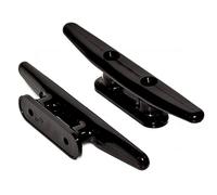 Cpolebev 2 Paia di Bitte per Barche in Nylon Nero da 15,2 Cm - Bitte per Funi, Kayak, Bitte per Pontile - Perfette per, Coperta, Decorazioni Nautiche