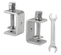 Cpolebev 2 PCS Morsetto Morsetto per Lavorazione del Legno Morsetto C In Acciaio Inossidabile 304 Morsetti C Pesanti per Lavorazione del Legno, Saldatura - 45 mm