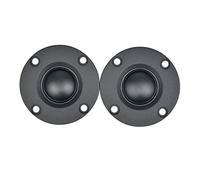 Cpolebev 2 Pezzi 6Ω 30W unità Altoparlante Tweeter Un Cupola Morbida con Pellicola di Seta Nera