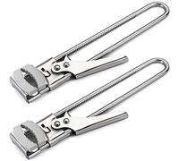 Cpolebev 2 Pezzi Apriscatole Multifunzione in Acciaio Apriscatole Utensile da Cucina