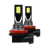 Cpolebev 2 Pezzi Auto H11 H8 H9 COB 60W 6000K LED Fendinebbia Sostituire Il Kit Alogeno Luce Bianca