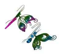 Cpolebev 2 Pezzi di Abbracciapiante A Forma di da Appendere, Ornamenti per Giardino, Recinzione e Balcone. Facili da Usare, Resistenti e di Finitura Pregevole.