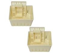 Cpolebev 2 Pezzi di Stampo per Pressa Tofu per Uso Alimentare PP Kit di Stampi Pressatura per Tofu Fatto in Casa DIY Attrezzo da Cucina Scatola per di Stampi per Pressa per Tofu