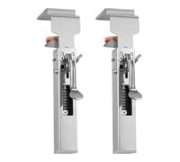 Cpolebev 2 Pezzi Morsetto di Fissaggio per Cassetti Regolabile, Clip Fissaggio per Cassetti, Attrezzo per per Mobili, Morsetti di Installazione per Frontali di Cassetti e Mobili