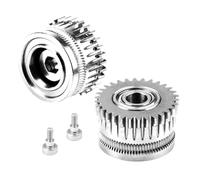 Cpolebev 2 Pezzi per Accessori per Estrusore K1 K1C K1 Max Accessori per Stampante 3D con Ingranaggi per Filamenti Interamente Metallici Kit di Estrusione A Due Ingranaggi