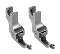 Cpolebev 2 Pezzi Piedino Guida Piedini per Macchina da Cucire Industriale per Punto Annodato Piedini Universali con Cerniera Durevole Facile da Installare Facile da Usare, CR1/16NS(0.2)