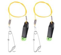 Cpolebev 2 Pezzi Plus Line Release, 17 Pollici Downrigger Release Stacker Clip Leader da Pesca con Clip Un Scatto per Palangari