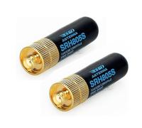 Cpolebev 2 Pezzi SRH805S SMA-F Antenna Dual Band Femmina per Radio GT-3 UV-5R -888s