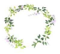 Cpolebev 2 Pz 7Ft/Pz Vite Glicine Artificiale, Ghirlanda di Fiori Vite Glicine Rattan Fiori Appesi per Cerimonia All'Aperto, Viola