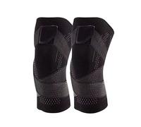 Cpolebev 2 PZ Ginocchiere Sportive Unisex, Protezioni Menisco, Manicotto di Compressione del Ginocchio, Ginocchiere, Parti Sportive per Il Fitness, XXL