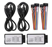 Cpolebev 2 Set Analizzatore Logico USB 24MHz 8 Canali 24M/Secondi Analizzatore Logico Debugger per ARM FPGA Analizzatore Logico Logico 24M 8CH