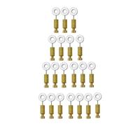 Cpolebev 20 di Posizionamento 'Ago con Blocco Dei Bordi In Pelle per Fissare la Cucitura e Fissare la Cucitura Della Pelle (0-6MM e 6-12MM)
