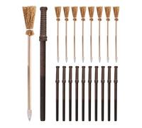 Cpolebev 20 Matite per Bacchette per Feste e 20 Matite per Scopa per Streghe, Matite per Bacchette per Riempitivi per Sacchetti di Compleanno un Tema