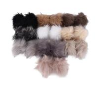 Cpolebev 20 Pezzi DIY Finta Pelliccia di Volpe PON PON con per Cappelli Sciarpe Accessori