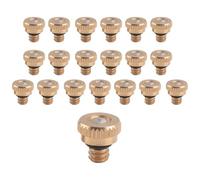 Cpolebev 20 Pezzi Ugelli Nebulizzanti nel per di Raffreddamento 0,012 Pollici (0,3 Mm) Ugelli Spruzzatori di Acqua Nebulizzazione Raffreddamento