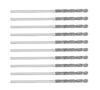 Cpolebev 20 Pz 1Mm/0.04 Pollici Punte Elicoidali Diamantate in Acciaio Ad Alta Velocità HSS per Conchiglie di Vetro Piastrelle di Pietra