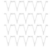 Cpolebev 20 Pz Forniture per Piscina Clip Un V Clip di Fissaggio per Telescopico Un Utilizzato per Manico per Aspirapolvere per Piscina