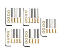 Cpolebev 20 Squisite per Computer da 80 mm 90 mm 120 mm 140 mm PC Gamer Spessore 25 mm di Raffreddamento Ventola RGB Accessori di Ricambio Fai da Te