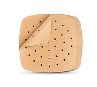 Cpolebev 200 Fogli di Carta per Friggitrice Ad Aria Carta da Forno USA e Getta Foglio di Rivestimento Carta Assorbente per Uso Domestico Carta da Forno 22X22 cm