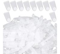 Cpolebev 200 Pezzi di Clip per in Plastica, Connettore per in Acrilico, Clip per Trasparenti per, Attacco per