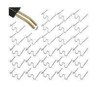 Cpolebev 2000 Pezzi di Plastica per Saldatura a Caldo 0,8 Mm 0,6 Mm Plastica Saldatrice Graffette Kit di Riparazione a Forma di per Saldatrice Plastica