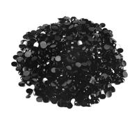 Cpolebev 2000 pezzi Nail Art di di Flatback acrilico Perline Strass (Nero)