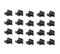 Cpolebev 20Pcs Elettrodomestici Frigorifero Gancio Staffa da Parete Clip Fissa Appesa -B