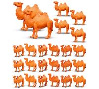 Cpolebev 24 Pezzi Figurine di Cammello Giocattoli in Miniatura Figurine di Cammello Modelli di Cammello Figurine di Animali per Toppers Torta Decorazioni per Il Desktop di Casa