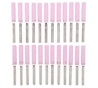 Cpolebev 24 Pezzi per Affilare la Motosega, Mole per Molatura Lucidante per Affilacoltelli per Motosega, 3 X 4,8 Mm