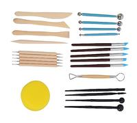 Cpolebev 24Pcs Set di Strumenti per Scolpire L'Argilla per Modellare, Strumenti per Modellare L'Argilla per Modellare Il Polimero Kit per Pittura su per Ceramica da Scultura