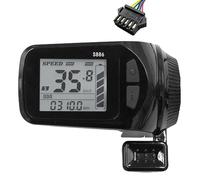 Cpolebev 24V/36V/48V/60V S886 Ebike Pannello Display LCD Acceleratore A Pollice per Biciclette Elettriche Accessori per Parti di Scooter Elettrici (SM Plug 5PIN)