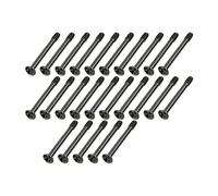 Cpolebev 25 di Montaggio a Testa Allungate da 6-32 X 30 Mm per Case PC, Scheda Video, Radiatore, Ventola di Raffreddamento Ad Acqua, Computer DIY