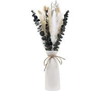 Cpolebev 25 Pezzi di Fiori Secchi Caspia Flowers Mix Composizioni di Bouquet per Boho Room Home Wedding Bedroom