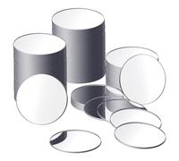 Cpolebev 25 Pezzi per Specchi Rotondi in Acrilico di Dimensioni Mini, Specchi Rotondi Piccoli, Piastrelle per Specchi Artigianali per (5 Pollici di Diametro) Durevoli e Facili da U