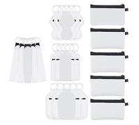 Cpolebev 25 PZ Sublimazione Blanks Set di Cinturini da Polso per Trucco, per Regalo Artigianale Fai-Da-Te