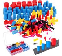 Cpolebev 250 Pezzi 8 Misure Kit di Tappi Conici in Silicone Kit di Verniciatura A Polvere Tappo di Scarico del Condizionatore d'Aria per Verniciatura A Polvere