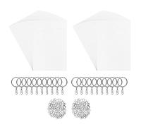 Cpolebev 260 Pezzi di Pellicola Termoretraibile con Accessori per Plastica e + Metallo per Fatto A Mano Fai da Te