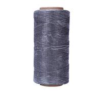 Cpolebev 260M Filo di cerata 150D 1MM in pelle cucita a mano Cordoncino DIY Colore: grigio