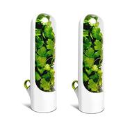 Cpolebev 2PCS Herb Crisper Cup Type Contenitore per Alimenti Conservazione di per Coriandolo