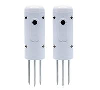 Cpolebev 2Pcs TUYA ZIGBEE Rilevatore di per L'Automazione del Giardino Rilevatore Wireless di Temperatura e Umidità del Suolo