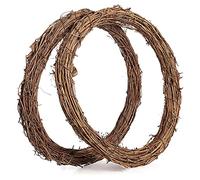Cpolebev 2PZ 14 Pollici Ghirlande di Vite Ramo di Vite Ghirlanda Ghirlanda di Rattan Ghirlanda per DIY di Natale o Decorazioni di Nozze