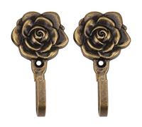 Cpolebev 2PZ Decorazioni Con Ganci A Parete In Metallo Con Pendente A Forma Di Fiore