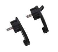 Cpolebev 2pz Spina Schuko Nera Angolata Piatta, Spina Schuko Piatta 250 V (16 A), Spina Schuko, Spina Schuko Piatta, Spina Eu Accessori di Ricambio