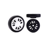 Cpolebev 2X Accessori per Valigie Ruote Rulli Della Puleggia Della 'Aeromobile Ruota Muta Parti Resistenti All'Usura Riparazione 50X12Mm