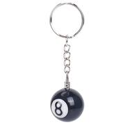 Cpolebev 2x ' chiave della catena chiave di palla da biliardo No. 8