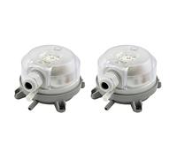 Cpolebev 2X Pressostato Differenziale Aria 50-500Pa Pressostato Aria Micro-Pressione Regolabile